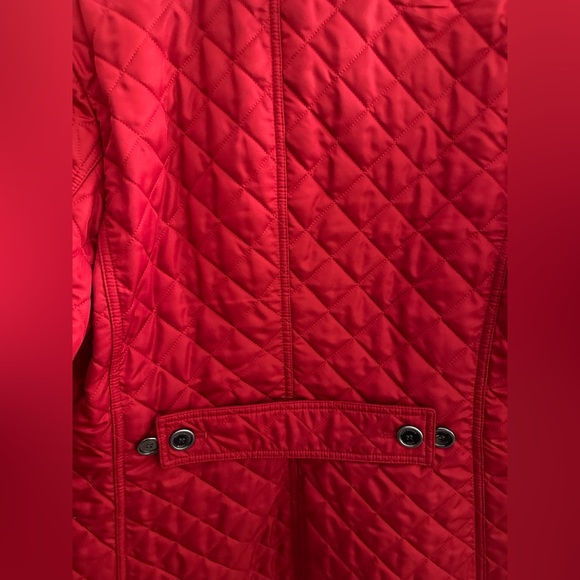 Burberry Red Quilted Jacket - Picture 7 of 16